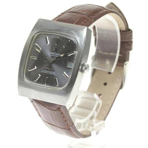 OMEGA Constellation Square Date gray Dial Automatic Men's Watch